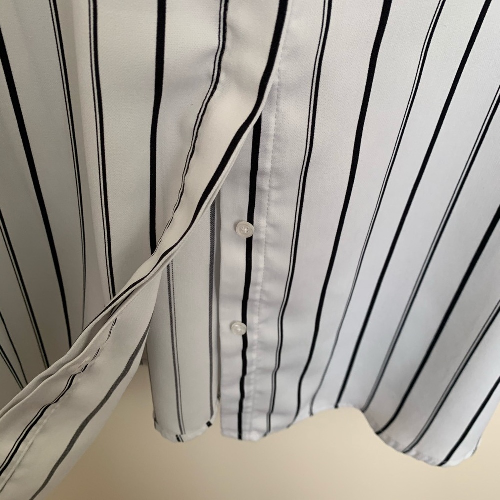 Dalia black & white striped sleeveless tank - Picture 5 of 5